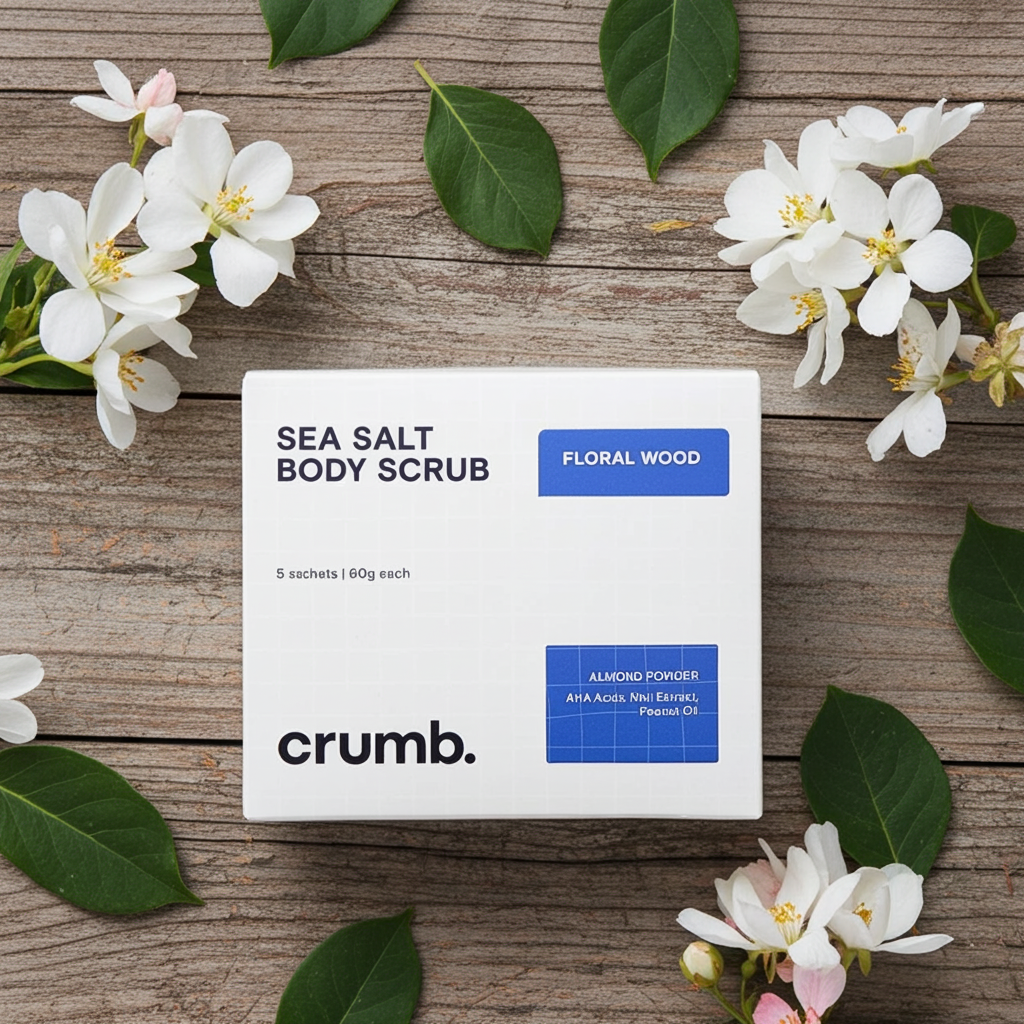 Floral Wood Body Scrub