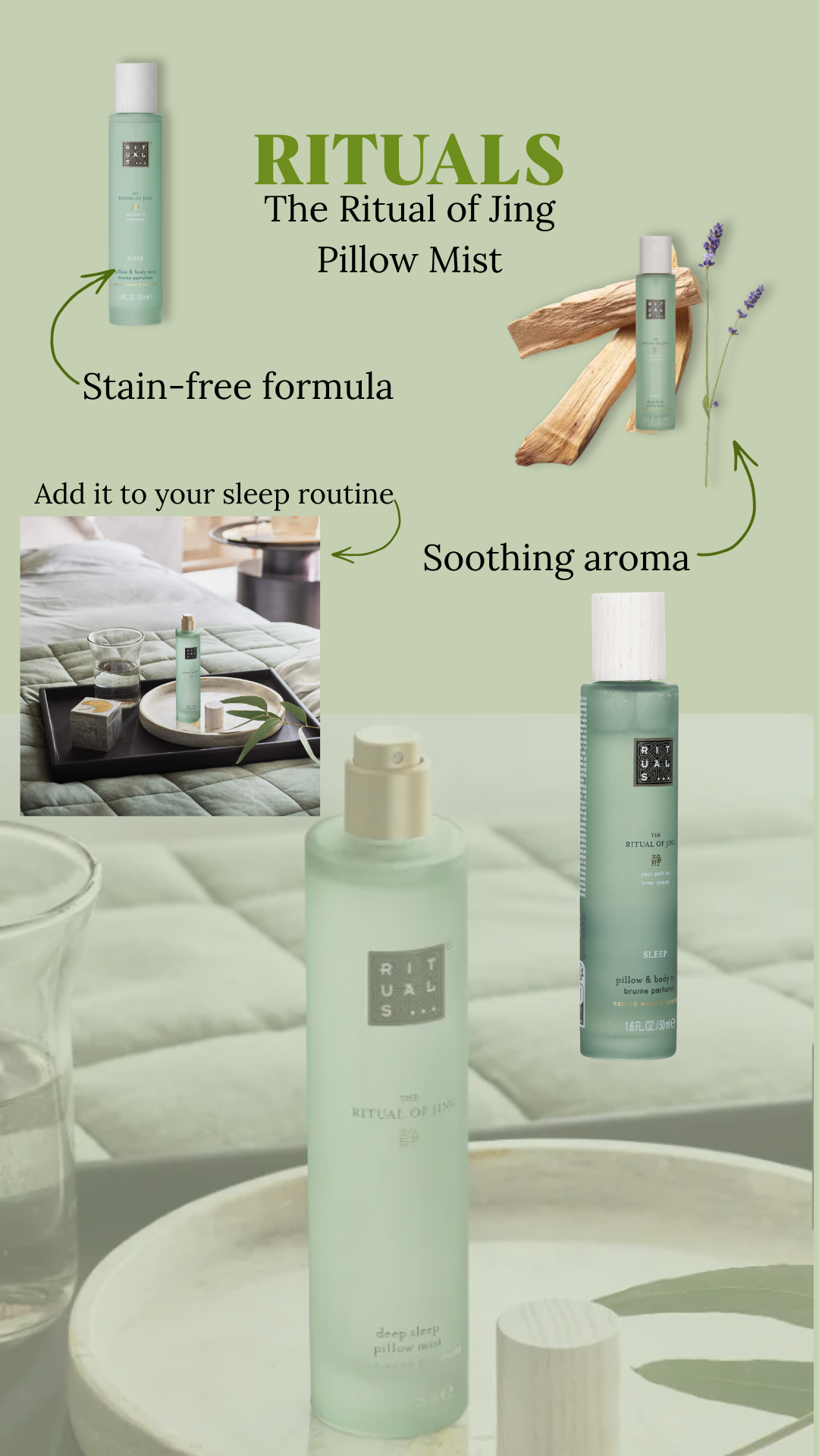 The Ritual of Jing Pillow Mist