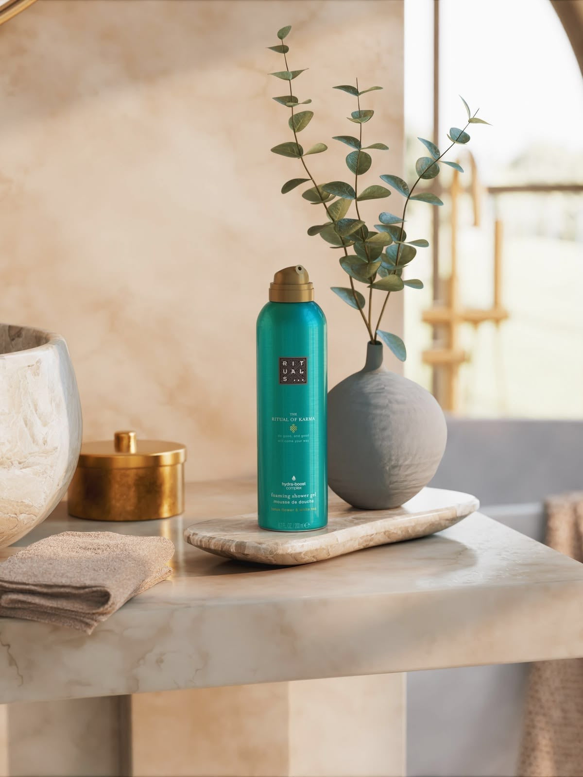 The Ritual of Karma Foaming Shower Gel
