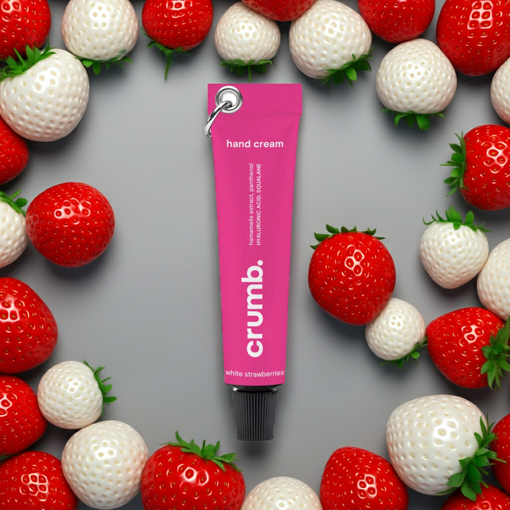 White Strawberries mini Hand Cream