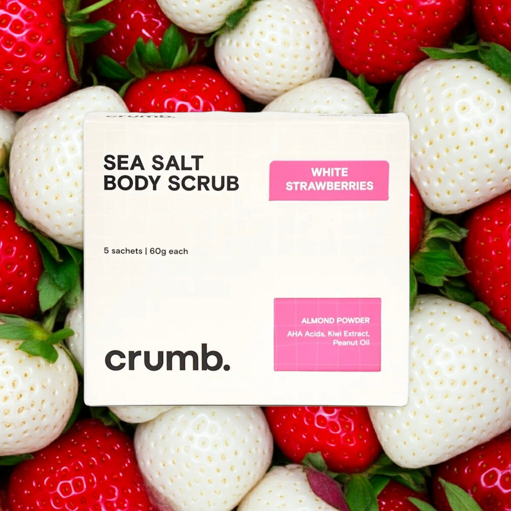 White Strawberries Body Scrub
